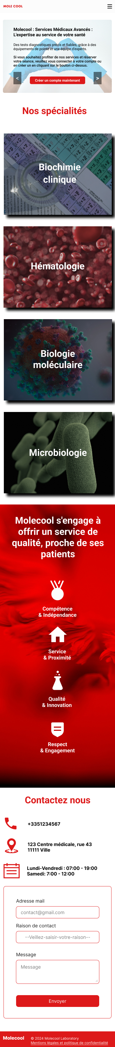 Plateforme Mole Cool - Laboratoire Médical - Image 1 - Image 10 sur 10